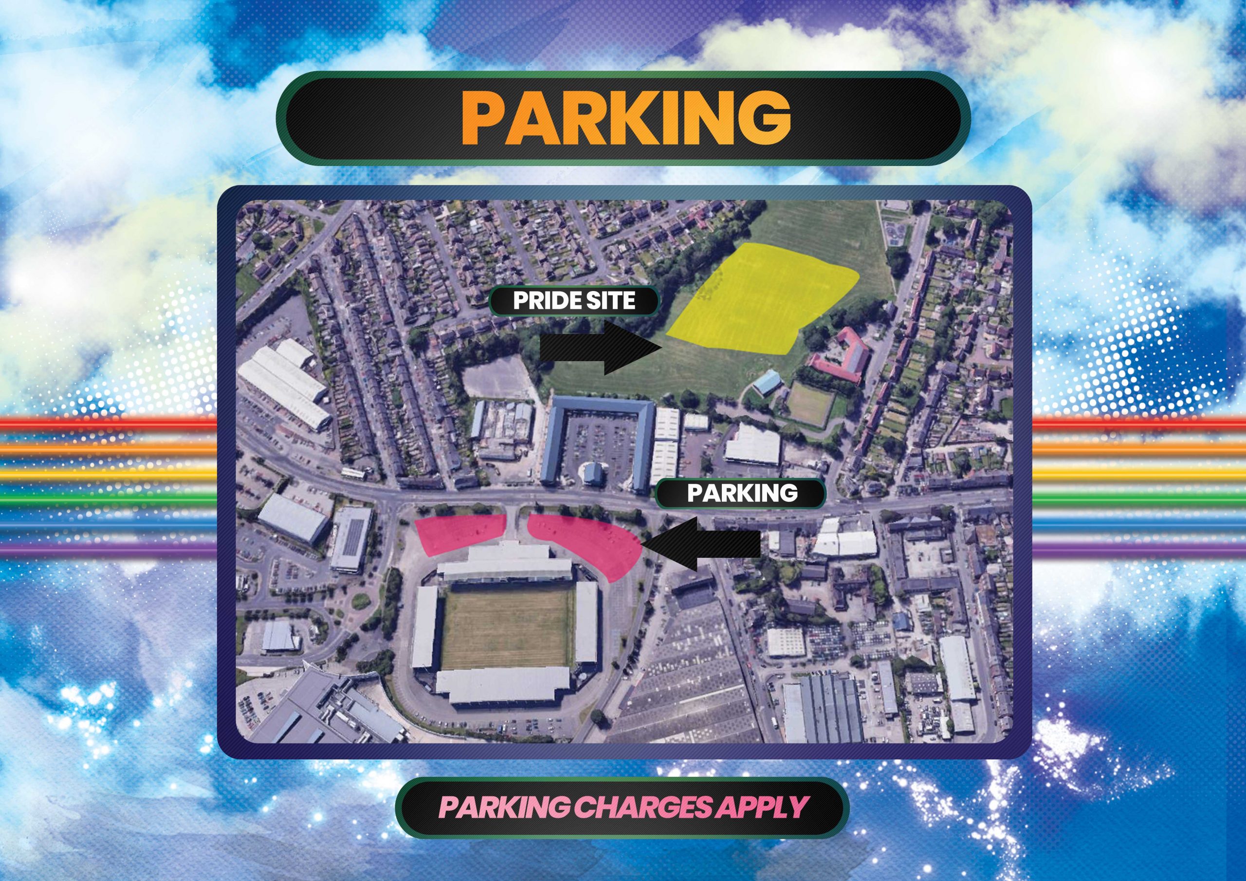 Chesterfield Pride 2026 Parking Map Poster